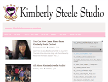 Tablet Screenshot of kimberlysteelemusic.com